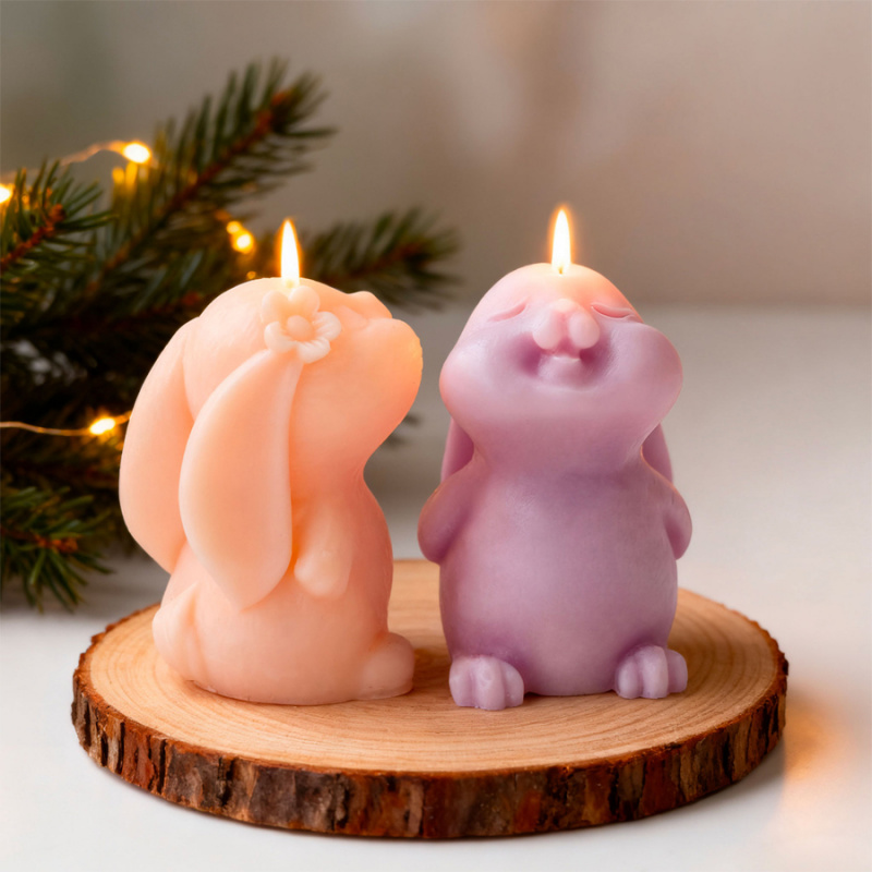 Candle Supplies Store - DIY New Cute Long Eared Rabbit