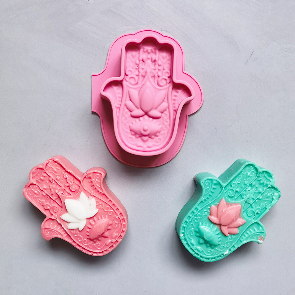 Candle Supplies Store - 2/4pcs Silicone Soap Molds DIY Handmade