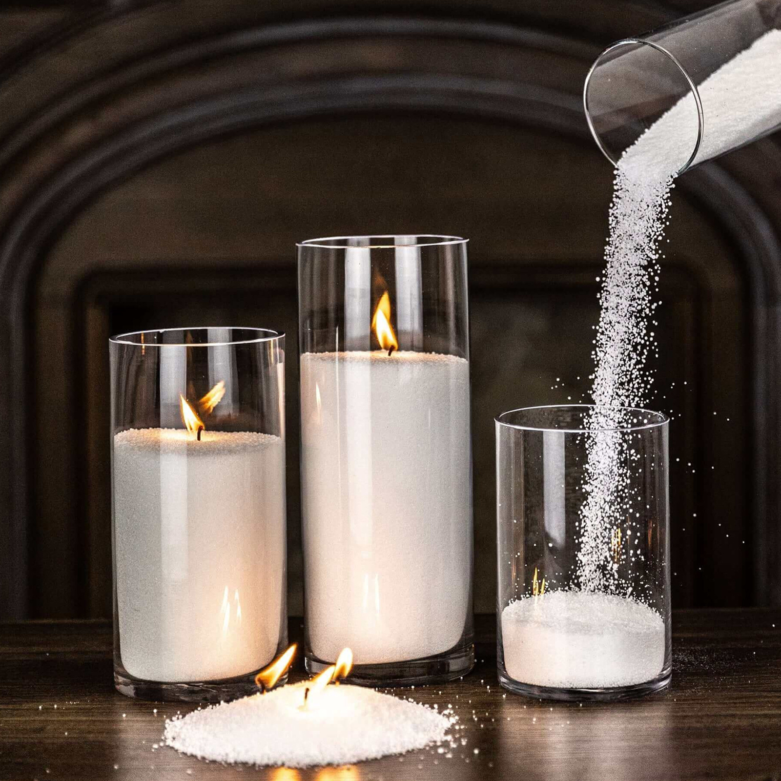 500g-1kg Sand Wax Ice Flower W - Candle Supplies Store ulasan dan harga