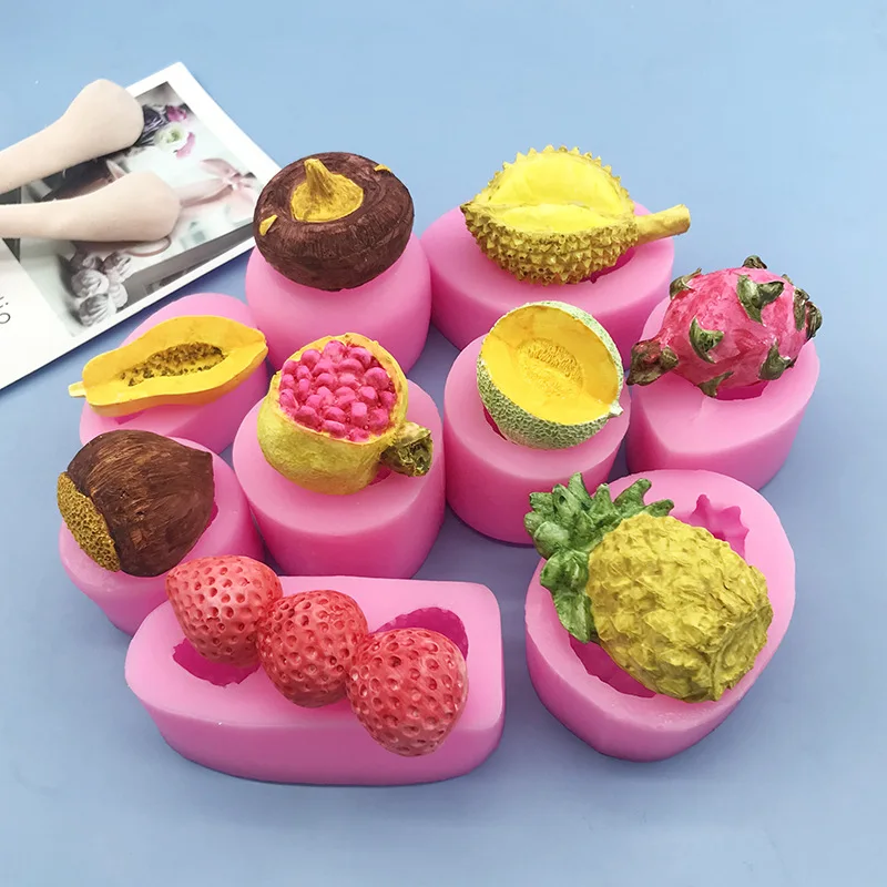 DIY 3d Fruit Series Silicone M - Candle Supplies Store ulasan dan harga