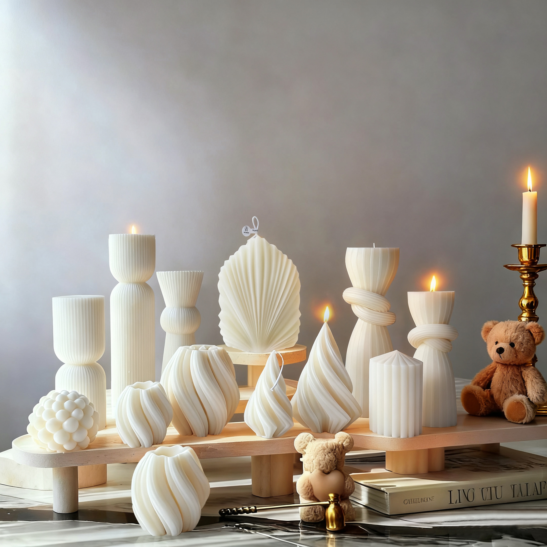 Nordic Minimalist White Scente - Candle Supplies Free Shipping ulasan dan harga