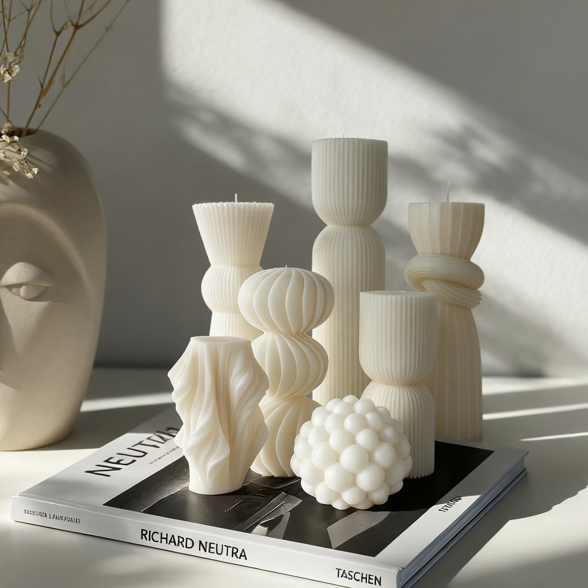Nordic Minimalist White Scente - Candle Supplies Free Shipping ulasan dan harga