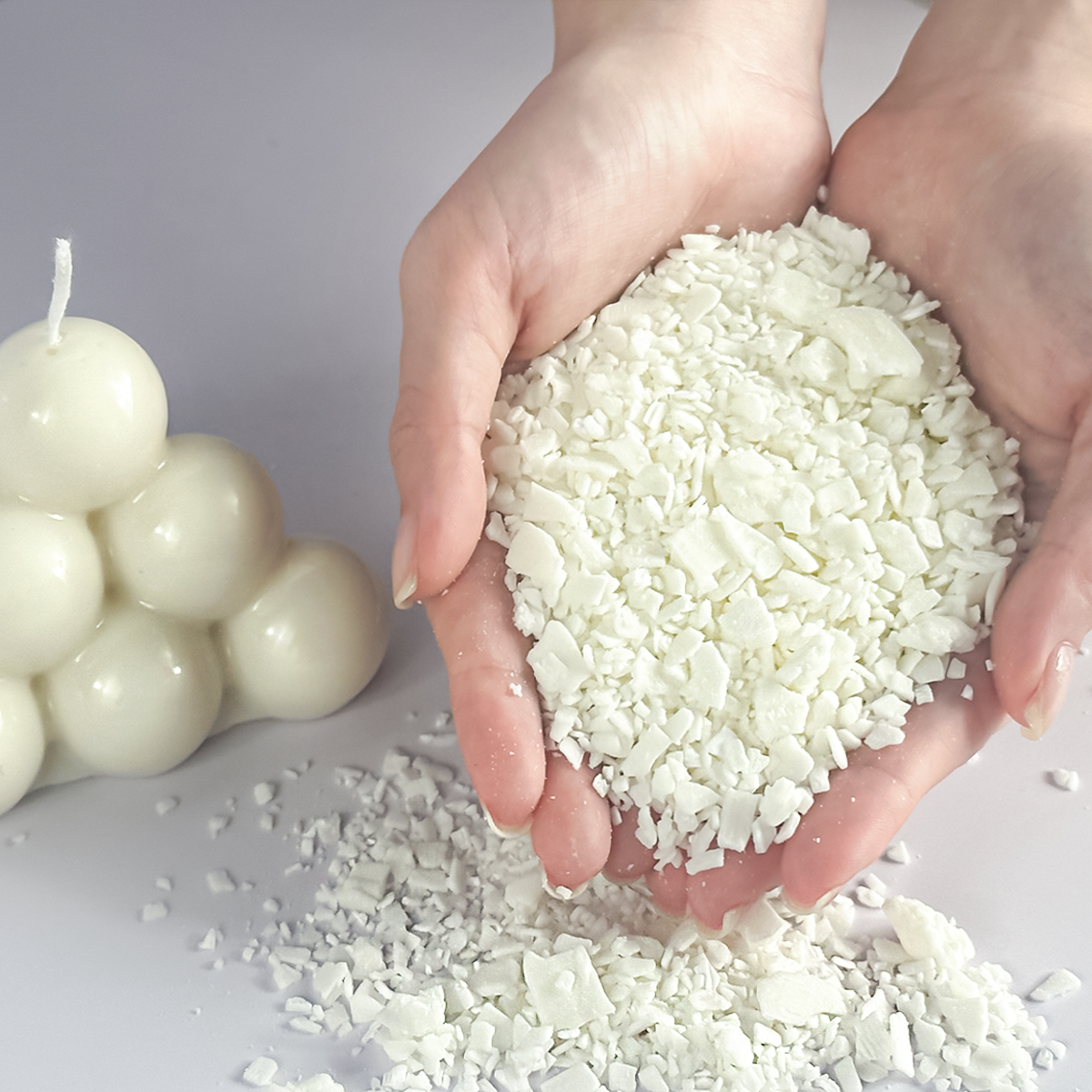 250g/500g Natural Soy Wax Gran - Candle Supplies Store ulasan dan harga