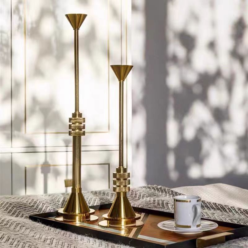 Luxury Gold Metal Candlestick  - Candle Supplies Luxury ulasan dan harga