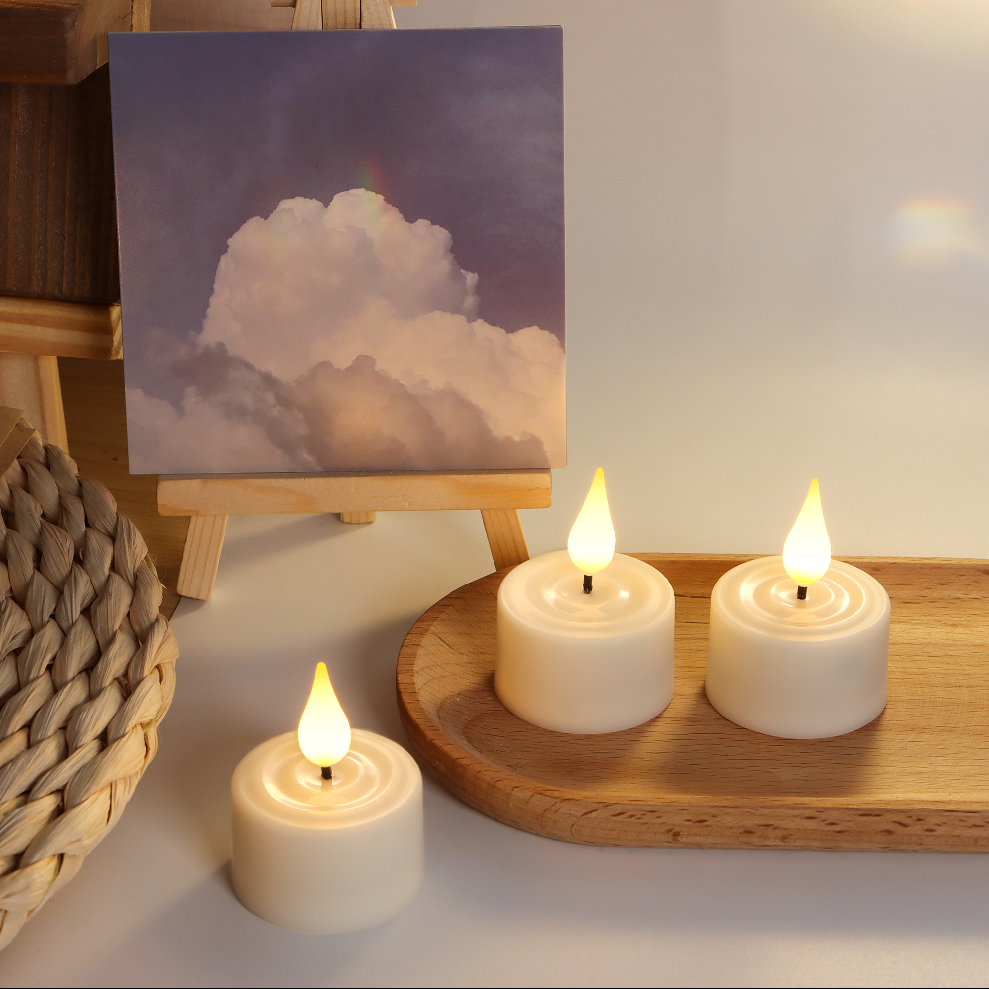 LED Candle Light Rechargeable  - Candle Supplies Free Shipping ulasan dan harga