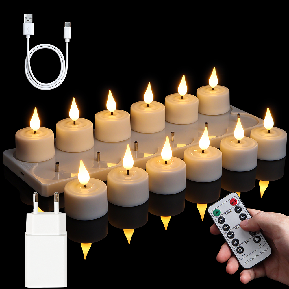 LED Candle Light Rechargeable  - Candle Supplies Free Shipping ulasan dan harga