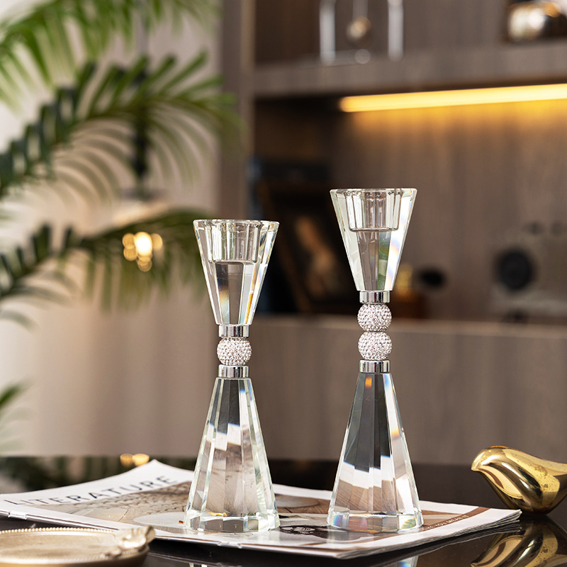 Crystal glass candle holder su - Candle Supplies Luxury ulasan dan harga