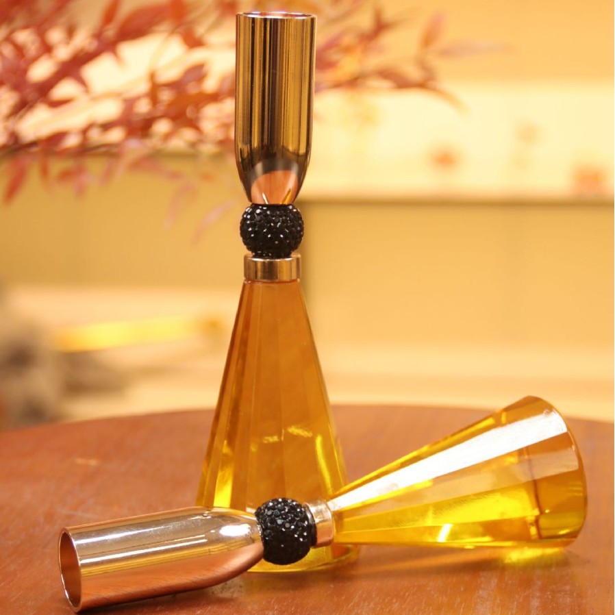 Crystal glass candle holder su - Candle Supplies Luxury ulasan dan harga