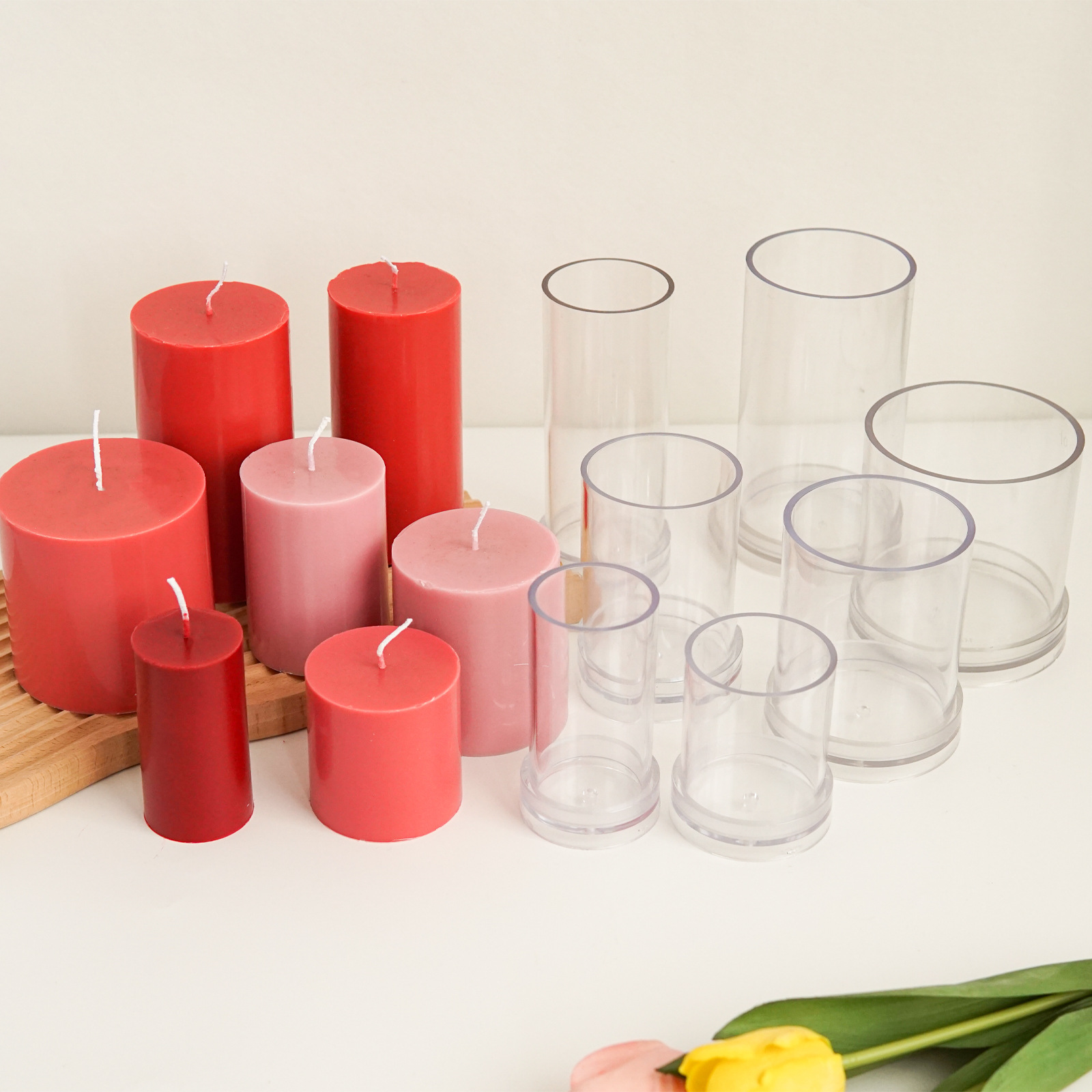 Various 3D Cylindrical Candle  - Candle Supplies Store ulasan dan harga