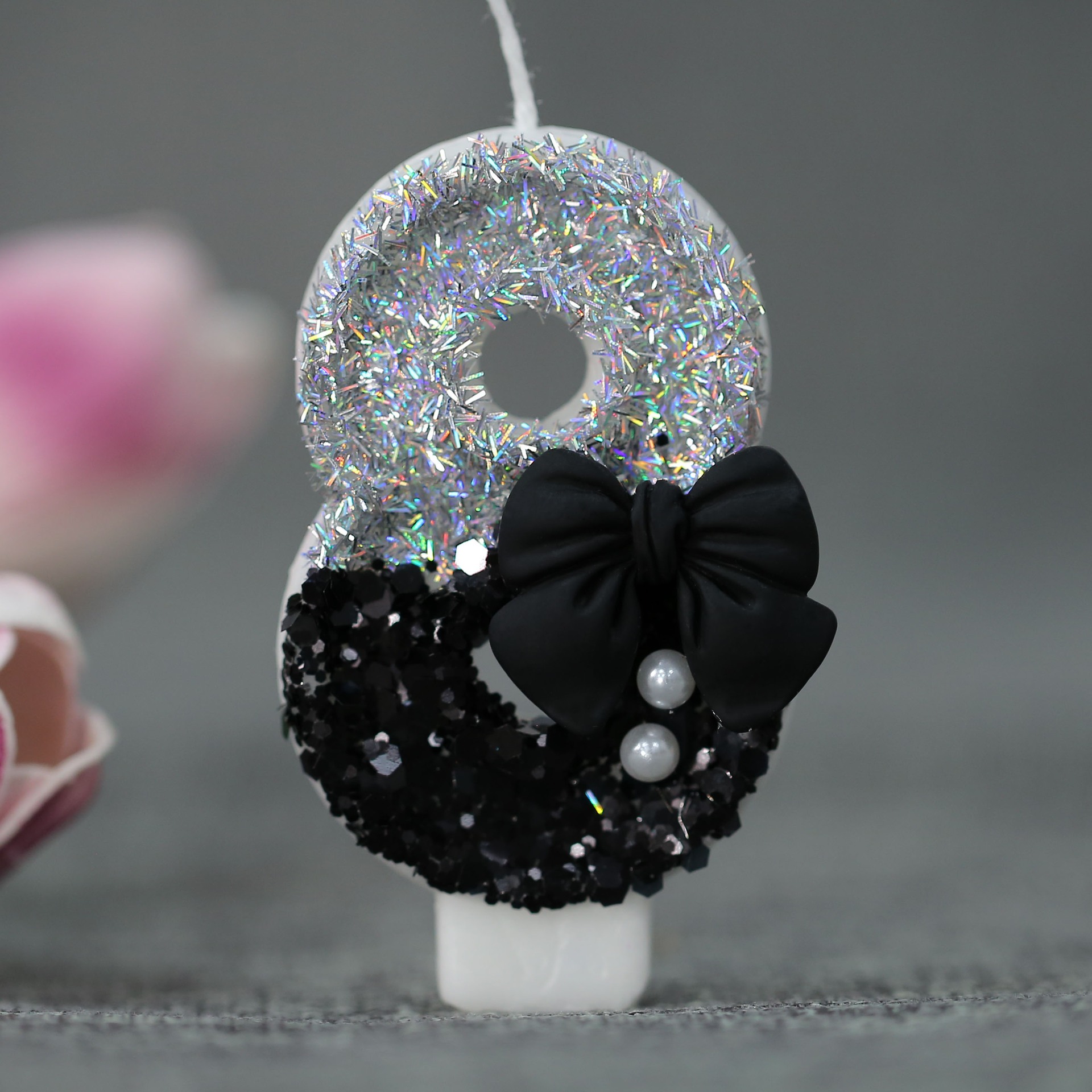 Midnight Bow & Pearl 0-9 Numbe - Candle Supplies Free Shipping ulasan dan harga