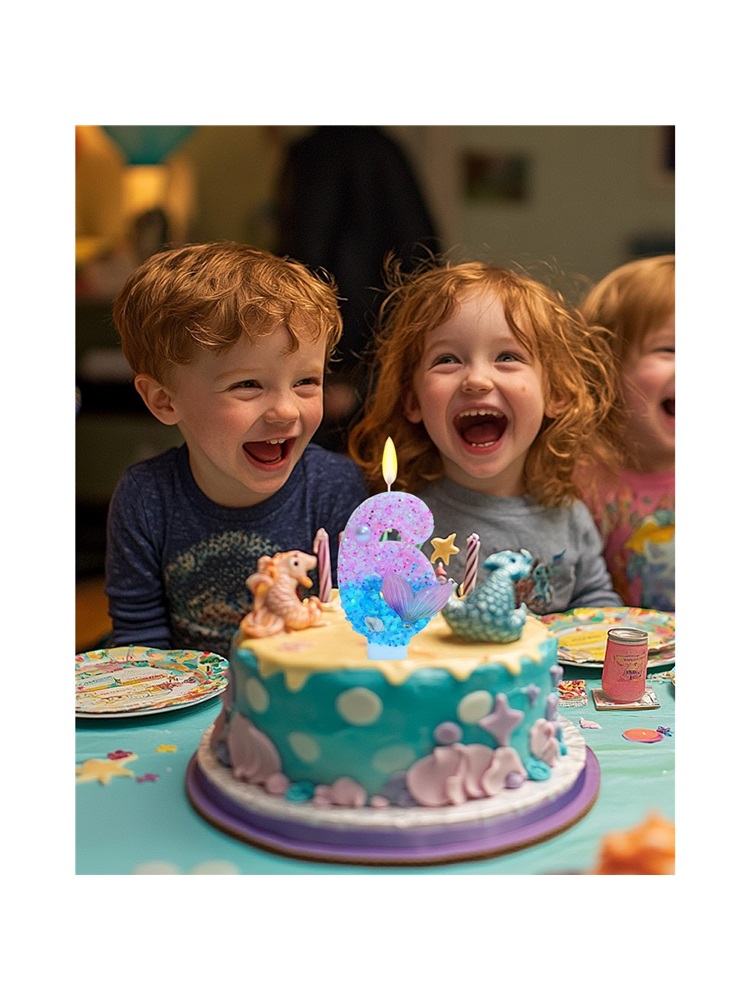 Mermaid Themed Birthday Candle - Candle Supplies Free Shipping ulasan dan harga